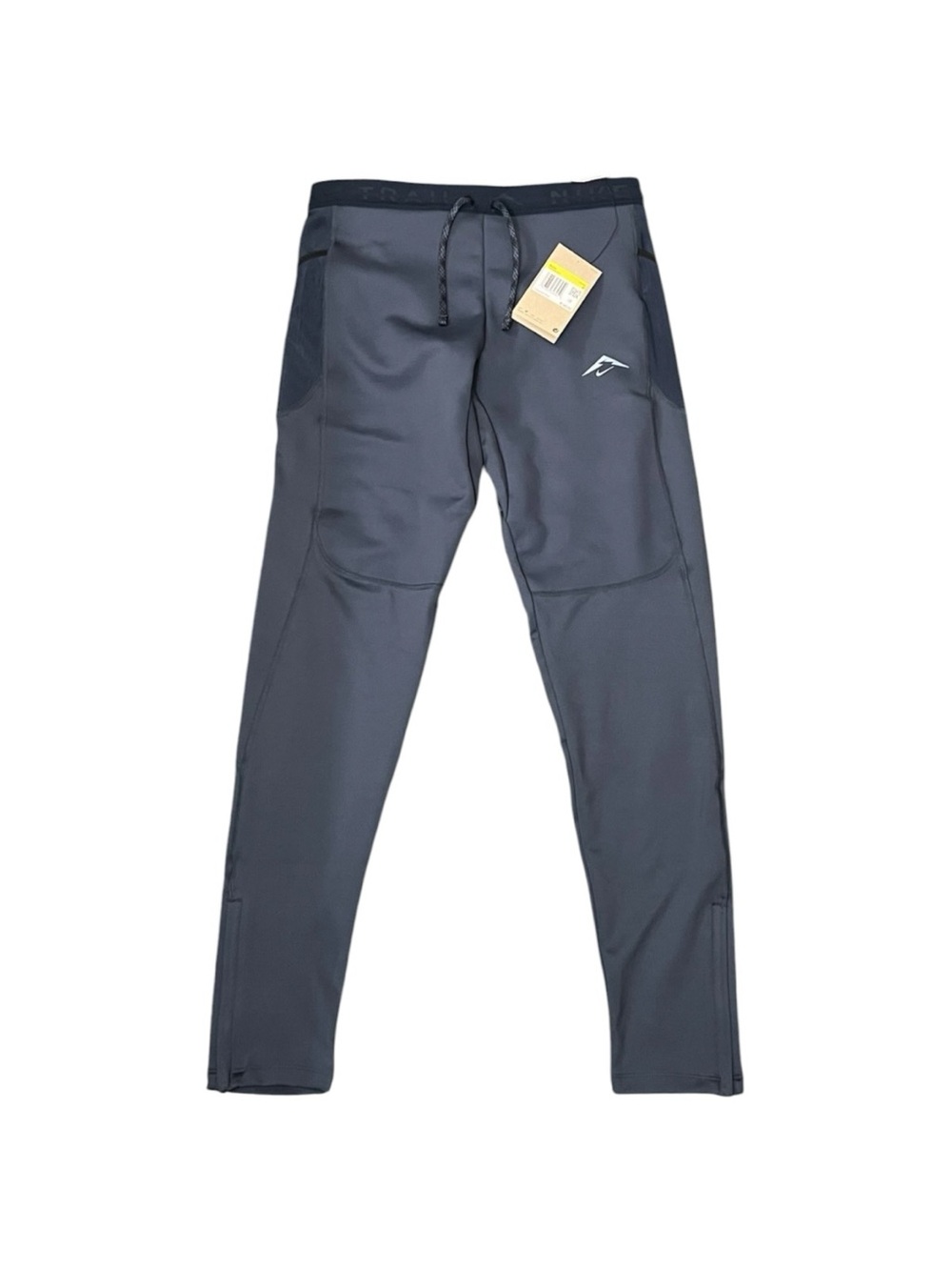 $145 Nike Trail Lunar Ray Winterized Running Tights Hiking Men's Small Navy Blue